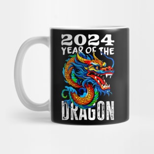 Chinese Lunar New Year Of The Dragon 2024 - Happy New Year 2024 Mug